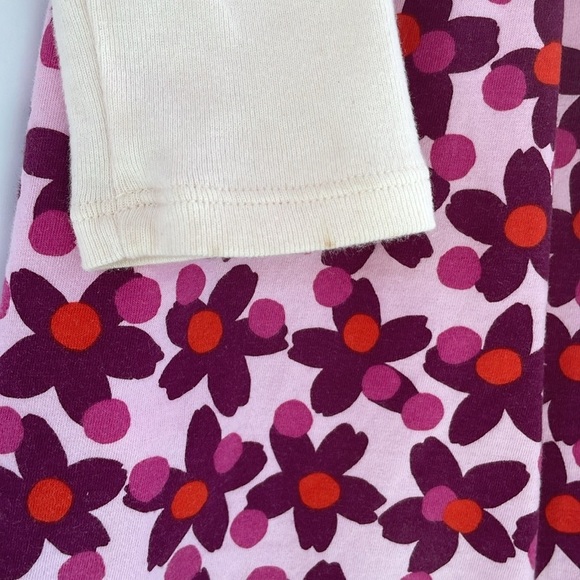 Tea Collection Pink Red  and Cream Casual Floral Dress Size  5 - Picture 13 of 15